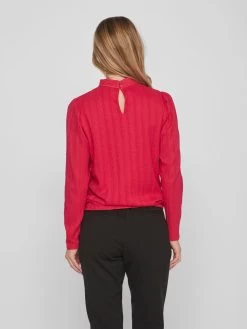 Vila Longsleeves Shirt Dames Pink -Vila e5f7ac36455a8bba5b987e897076a487