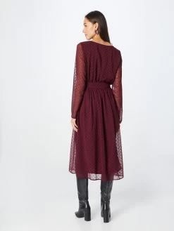 Vila Midi Jurken Jurk EDEE Dames Bordeaux -Vila e643a835c4e529ced30f2848f7f22e35