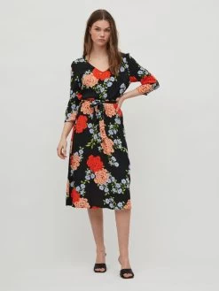 Vila Mini Jurken Jurk Dames Zwart -Vila e65efb975dc623dfae83e6101ffa85bf