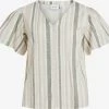 Vila Blouses Met Korte Mouw Blouse Etni Dames Wit