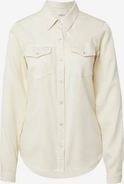 Vila Spijkerblouses Blouse Bista Dames Beige