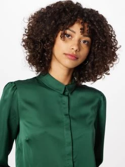 Vila Overhemden Blouse Dames Smaragd -Vila e6e9509b2b879f8f251c4531fb2fb567