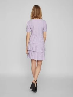 Vila Mini Jurken Jurk Kawa Dames Pastellila -Vila e7ae5d3ccd4844e38adfc6e49a1833a6
