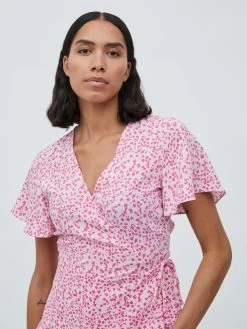 Vila Blouses Met Korte Mouw Blouse Lovie Dames Rosa -Vila e894810311961e9e5fd843f4410e4560