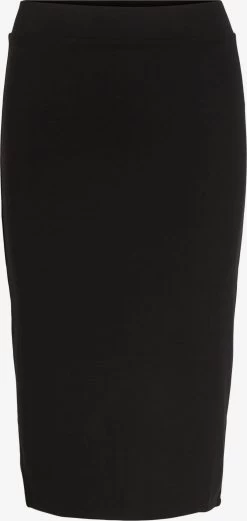 Vila Midi Rokken Rok ARMERONE Dames Zwart