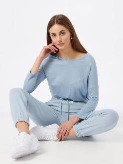 Vila Shirts Met 3/4 Mouw Shirt Scoop Dames Lichtblauw -Vila e8f2136c5c75d59f27132382b3fcf705