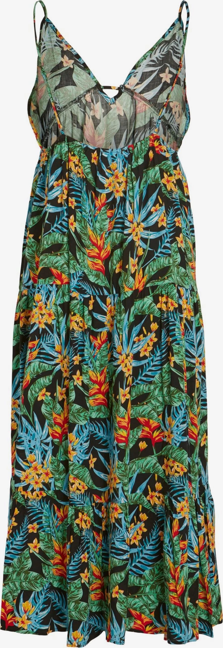 Vila Maxi Jurken Zomerjurk Kleid NILLE Dames Zwart 4 Vila Maxi Jurken Zomerjurk Kleid NILLE Dames Zwart - Afbeelding 2