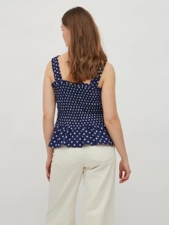 Vila Mouwloze Shirts Top Most Dames Navy -Vila e9c4e34be9b0182f580dbc15ea342c81