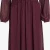 Vila Avondjurken Avondjurk Milina Dames Bordeaux -Vila ea1454b76b4a126123f82a9708e014dc
