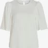 Vila Blouses Met Korte Mouw Blouse Dames Wit -Vila ec01b3aebfb83843e0759e63a6f42fe6