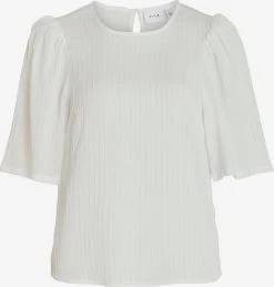 Vila Blouses Met Korte Mouw Blouse Dames Wit