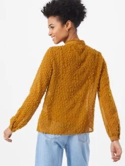 Vila Overhemden Blouse Dames Mosterd -Vila ec8269b2a8e8b23640a38f6f93e846cb