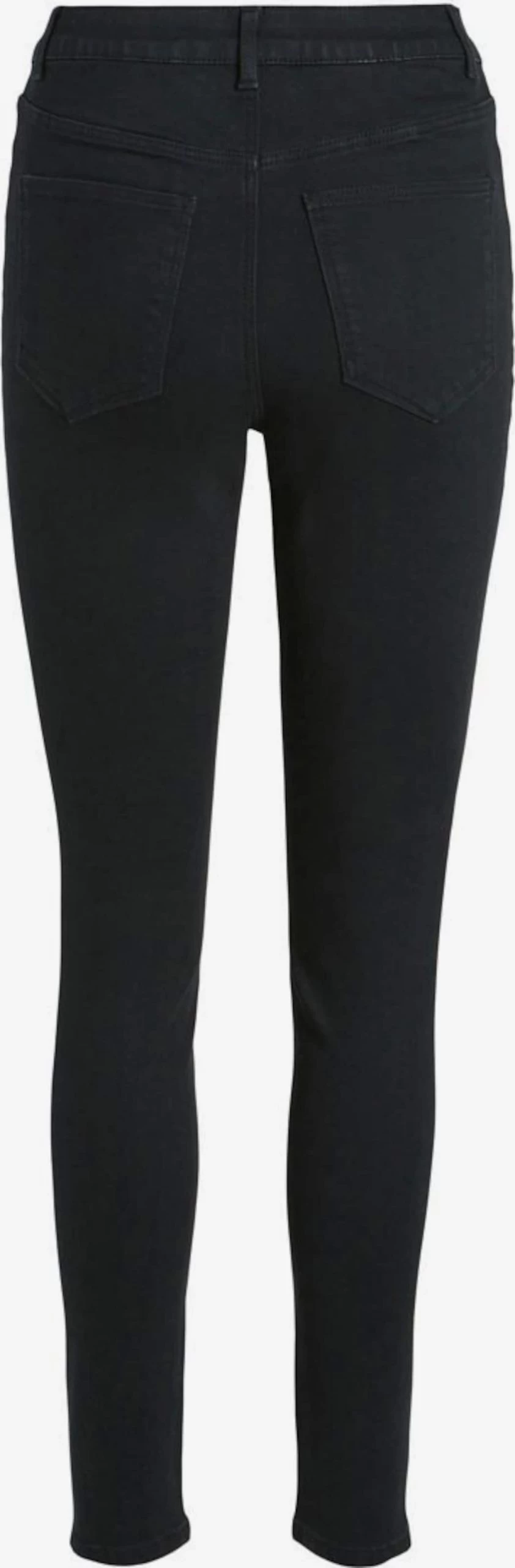 Vila Jeans Skinny Jeans Dames Zwart 4 Vila Jeans Skinny Jeans Dames Zwart - Afbeelding 2