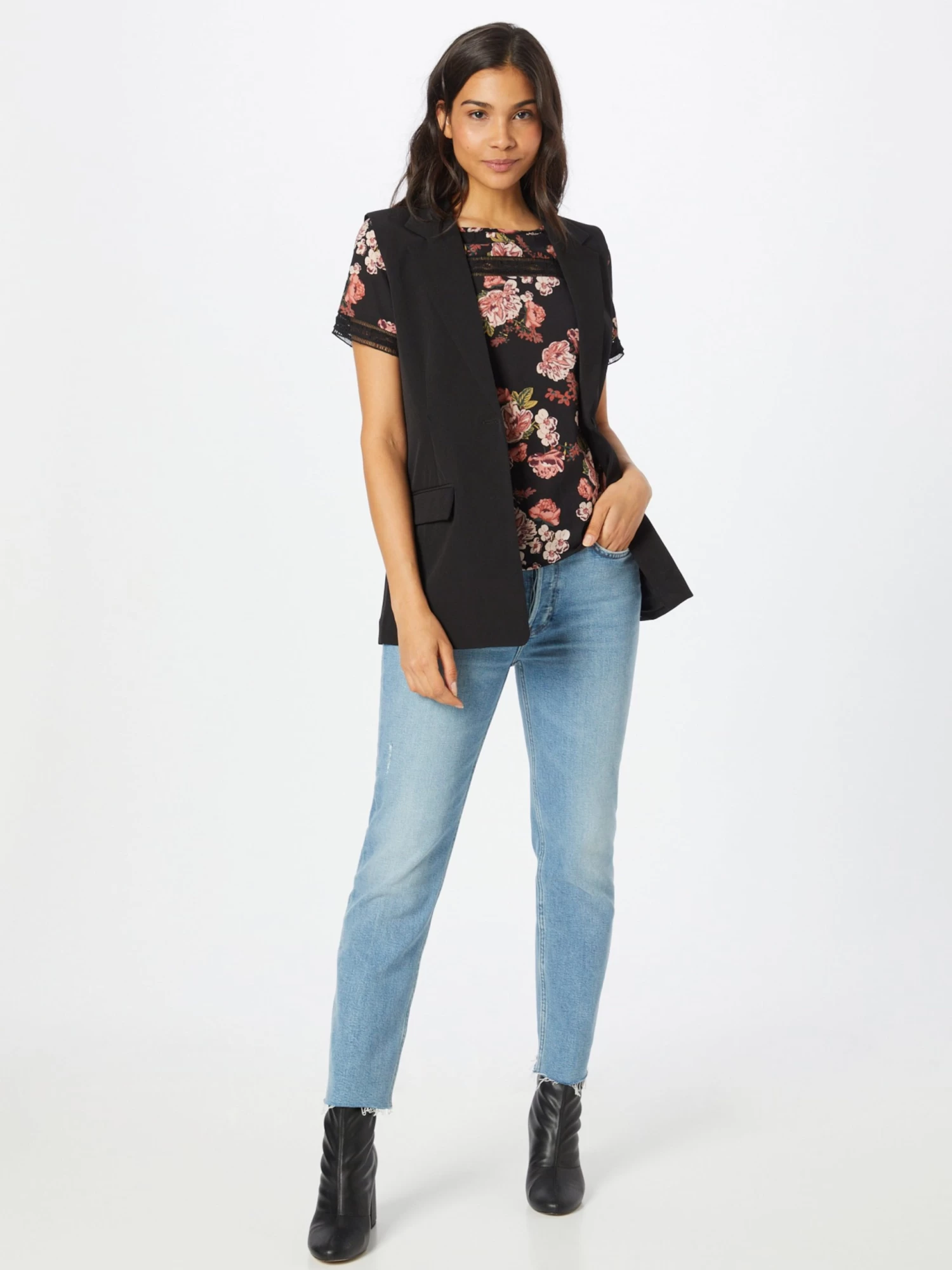 Vila Kanten Blouses Blouse SURASHA Dames Zwart 7 Vila Kanten Blouses Blouse SURASHA Dames Zwart - Afbeelding 5