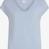 Vila T-shirts Shirt Dames Lichtblauw -Vila ef54bc1ba3f5f5e3241cc7205f00dc8d