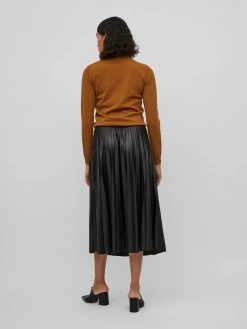 Midi Rokken Rok Dames Zwart 11 Midi Rokken Rok Dames Zwart -Vila efc5aaff44cc89e9321a96564ffecef8