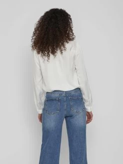 Vila Overhemden Blouse Dames Wit -Vila f0439b2619ecea4ab5a9da50312ca3b5