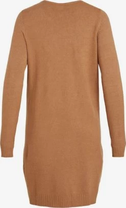 Vila Gebreide Jurken Gebreide Jurk Dames Bruin -Vila f149c7602567415ce8cdcbd006618472