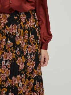 Vila Midi Rokken Rok Dames Gemengde Kleuren / Zwart -Vila f15ccea2dc162addc244413f45c5b9ff