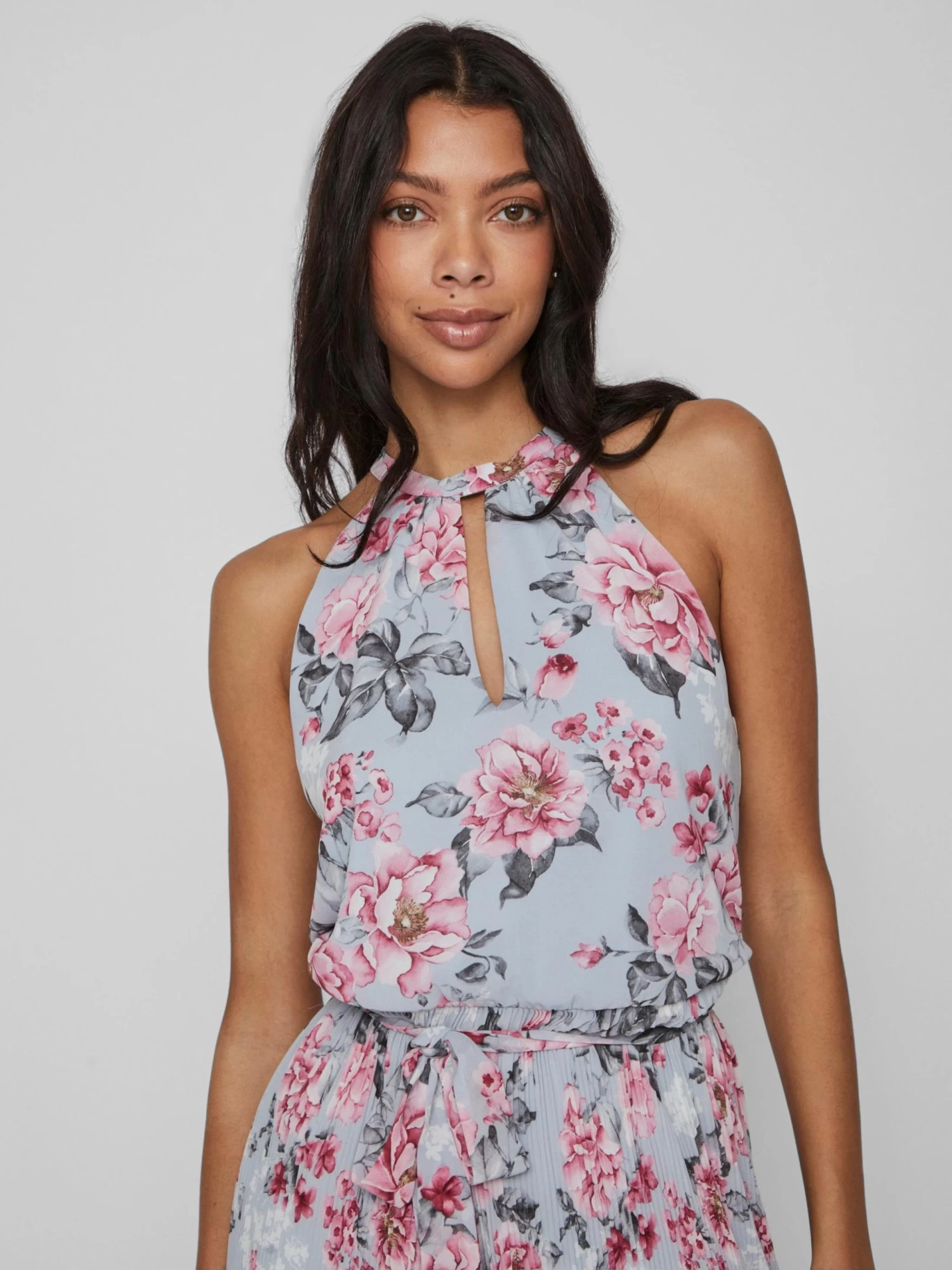 Vila Zomerjurken Zomerjurk Juliette Dames Lichtblauw 8 Vila Zomerjurken Zomerjurk Juliette Dames Lichtblauw - Afbeelding 6