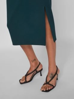 Vila Jerseyjurken Jurk ARMERONE Dames Donkergroen 14 Vila Jerseyjurken Jurk ARMERONE Dames Donkergroen -Vila f1fa22486843ea269482e1a2bbaea902