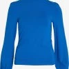 Vila Longsleeves Shirt Dames Blauw -Vila f25af4d7b774bdb967035b90aa2b47ba
