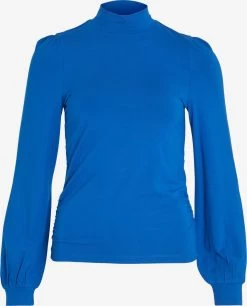 Vila Longsleeves Shirt Dames Blauw