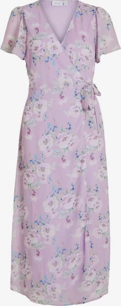 Vila Maxi Jurken Jurk Dames Lichtlila