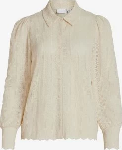 Vila Overhemden Blouse SIKKA Dames Beige