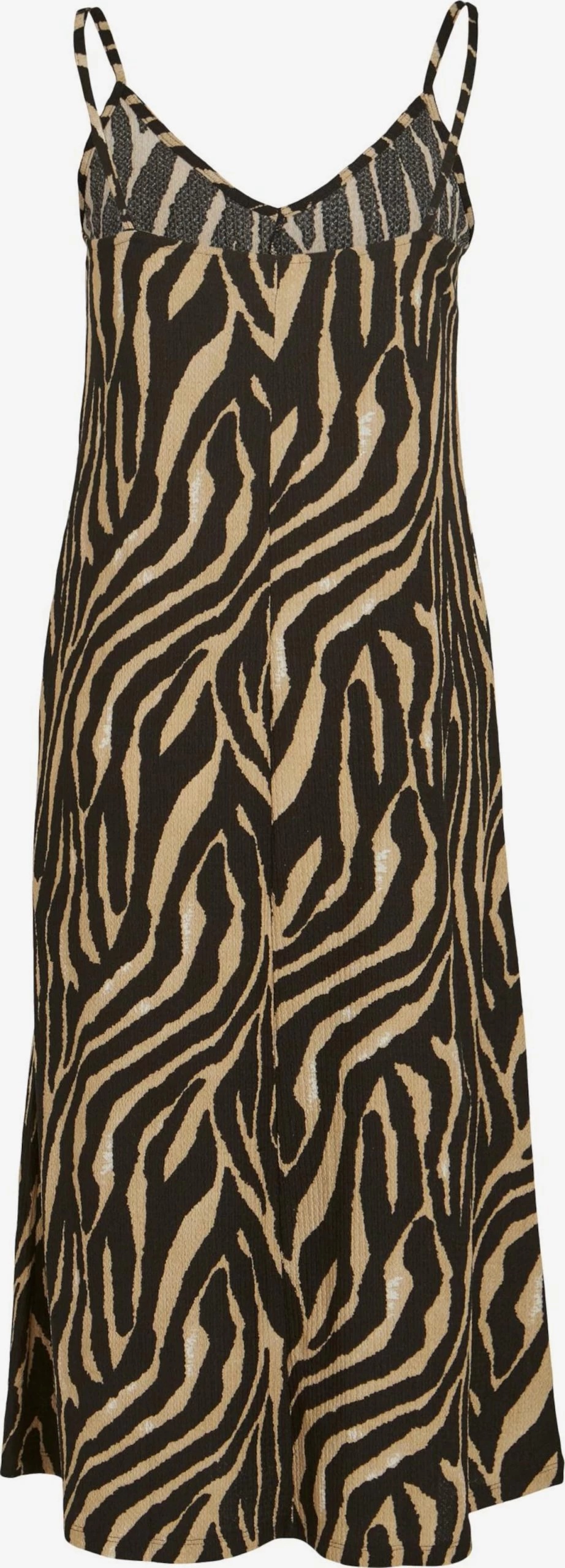 Vila Zomerjurken Zomerjurk KIRME Dames Donkerbeige / Zwart 4 Vila Zomerjurken Zomerjurk KIRME Dames Donkerbeige / Zwart - Afbeelding 2