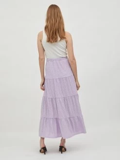 Vila Maxi Rokken Rok Kawa Dames Lichtlila -Vila f53d0f49ed789da62b785fe3c92ae22d