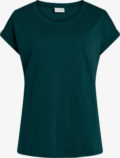 Vila T-shirts Shirt DREAMERS Dames Donkergroen
