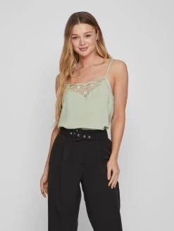 Vila Blouse Tops Blouse Nula Dames Pastelgroen -Vila f921a35e18439aeeca0d77784c5dc39d