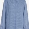 Vila Blouseshirts Blouse Dames Blauw