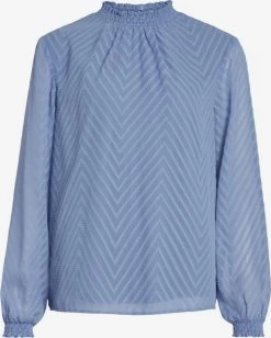 Vila Blouseshirts Blouse Dames Blauw