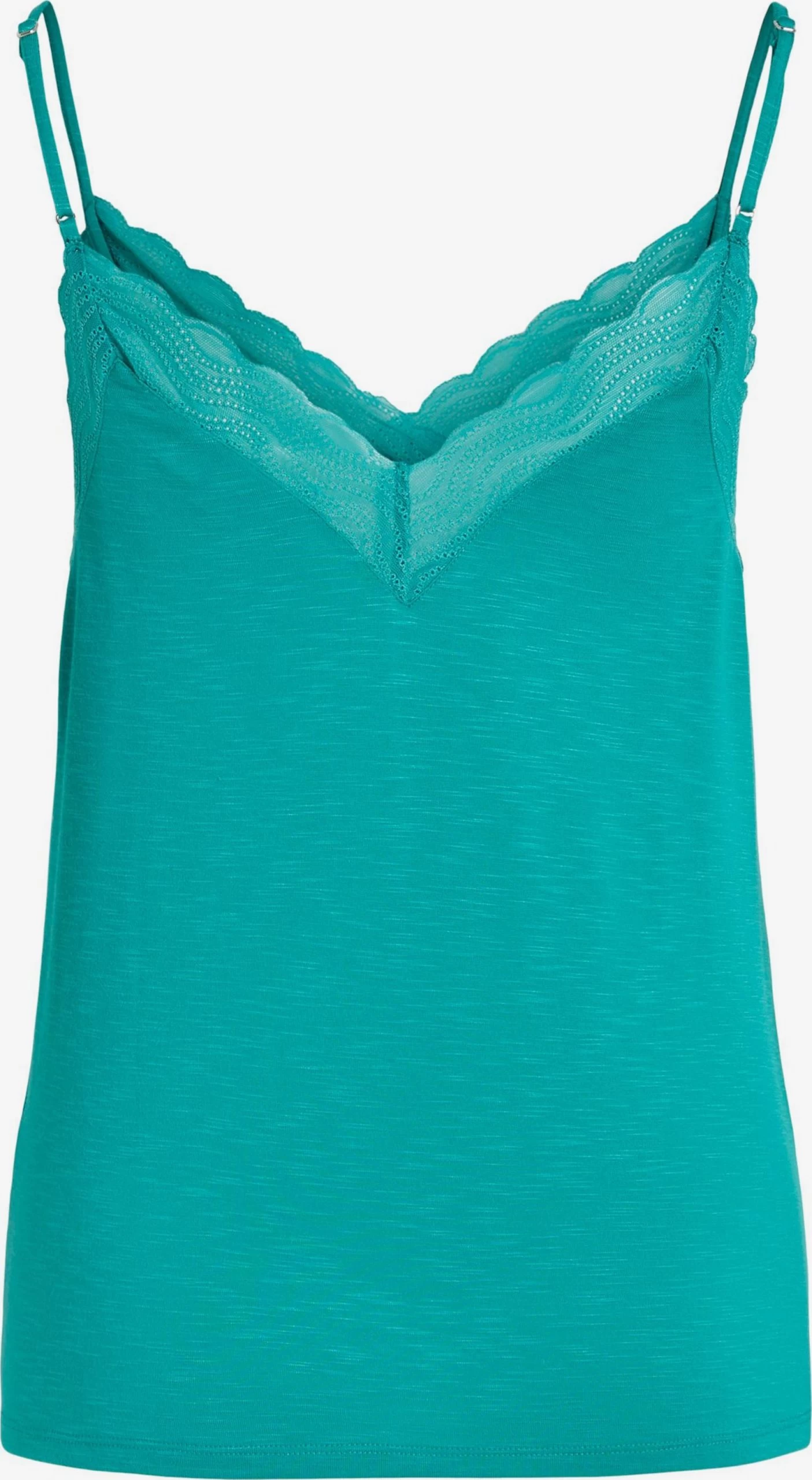 Vila Kanten Tops Top NOEL Dames Jade Groen 4 Vila Kanten Tops Top NOEL Dames Jade Groen - Afbeelding 2