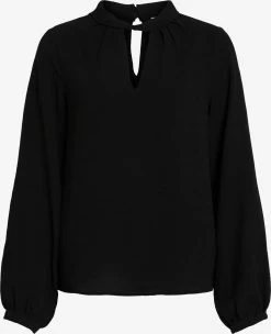 Vila Overhemden Blouse Dames Zwart