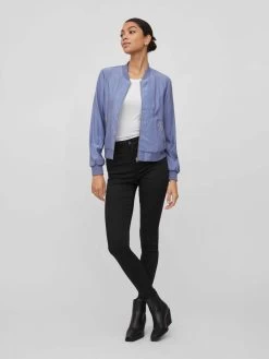 Vila Tussenjassen Tussenjas Dames Smoky Blue -Vila fadbfdf2fe94409ce644dc6dc0ec3f0c