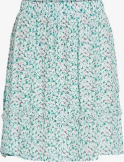 Vila Mini Rokken Rok NISA CLARA Dames Groen / Pastelgroen / Wit