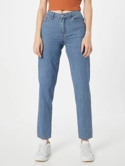 Vila Straight Regular Jeans Dames Blauw -Vila fc18dcb85e4944d184de16231f647337