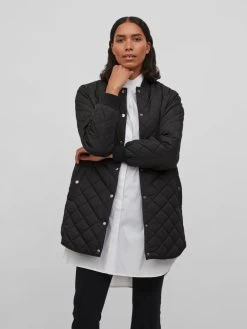 Vila Tussenjassen Tussenjas Dames Zwart -Vila fc2d6e18bc68f49e132fc28974d747ba