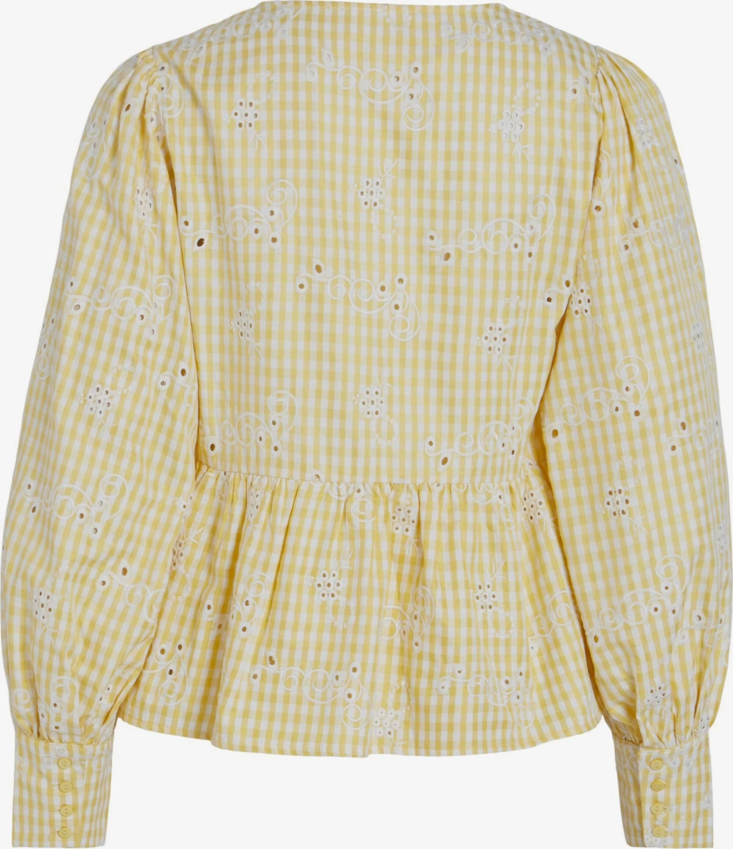 Vila Blouseshirts Blouse Dames Lichtgeel 4 Vila Blouseshirts Blouse Dames Lichtgeel - Afbeelding 2