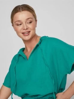 Vila Blouses Met Korte Mouw Blouse Dames Groen 11 Vila Blouses Met Korte Mouw Blouse Dames Groen -Vila fd358a0a9c5df94b7c9c7910a36e4843