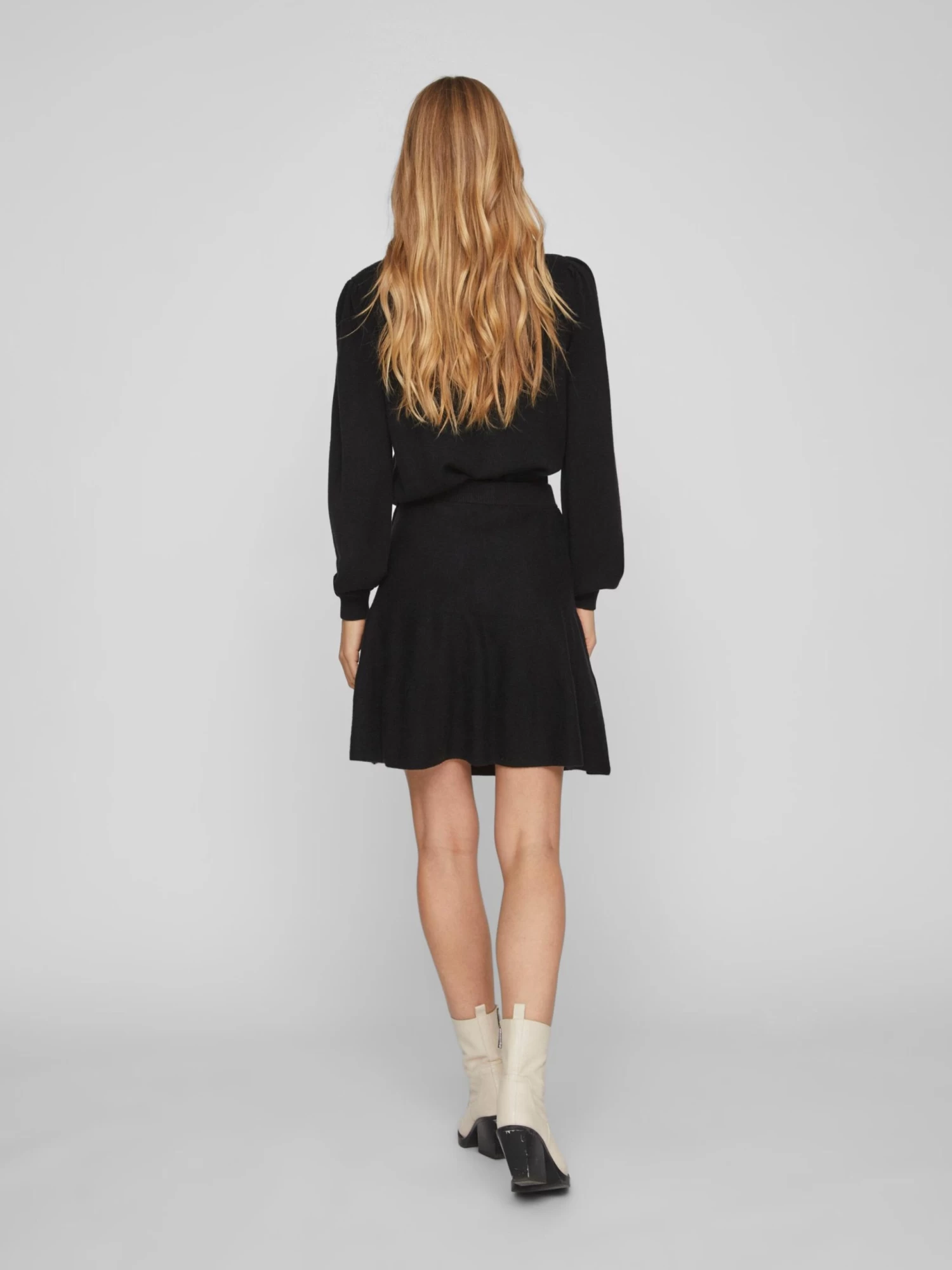 Vila Mini Rokken Rok RIL Dames Zwart 6 Vila Mini Rokken Rok RIL Dames Zwart - Afbeelding 4