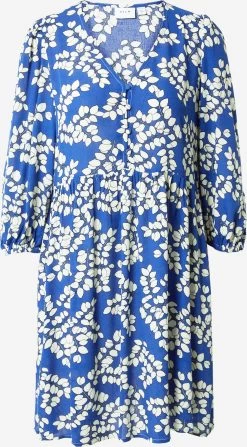 Vila Blousejurken Blousejurk AYANA Dames Blauw
