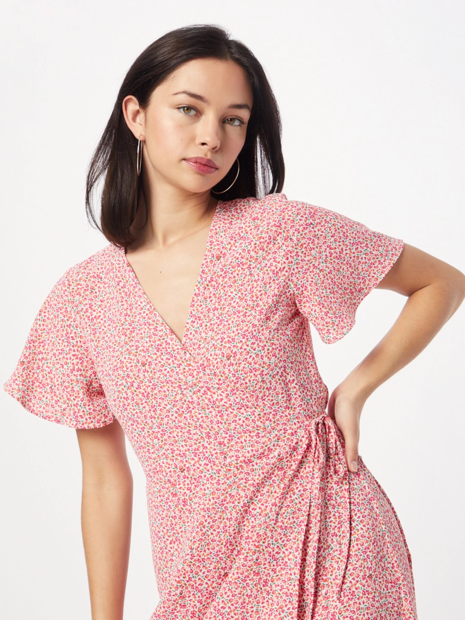 Vila Midi Jurken Jurk LOVIE Dames Rood 4 Vila Midi Jurken Jurk LOVIE Dames Rood - Afbeelding 2