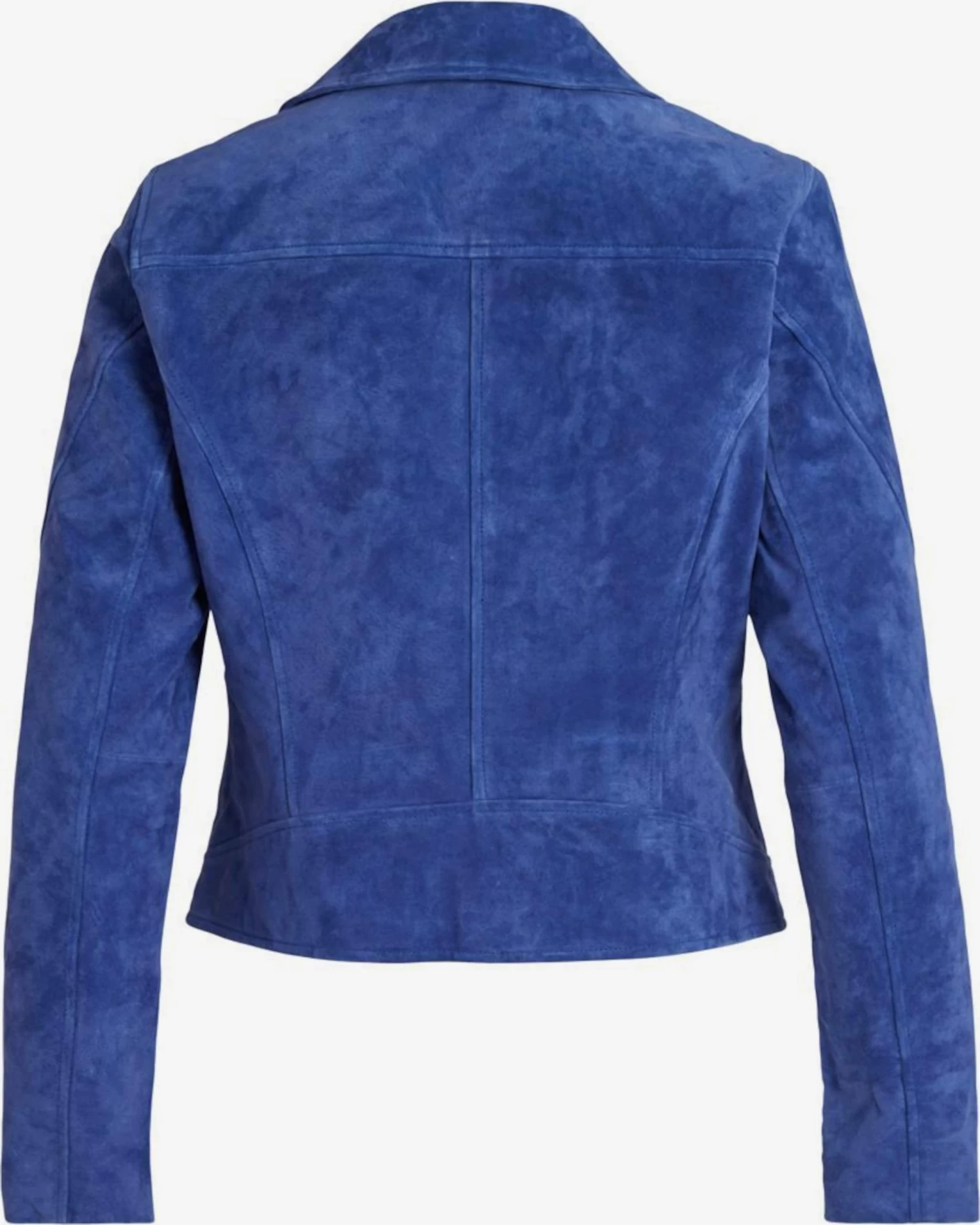 Vila Leren Jassen Tussenjas Dames Blauw 4 Vila Leren Jassen Tussenjas Dames Blauw - Afbeelding 2